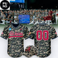 Alabama Crimson Tide Military Appreciation Night 2026 Personalized V-Neck Baseball Jersey