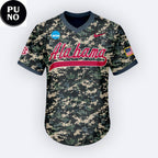 Alabama Crimson Tide Military Appreciation Night 2026 Personalized V-Neck Baseball Jersey