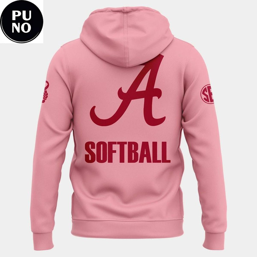 Alabama Crimson Tide Softball Pink Game 2026 Hoodie T-Shirt