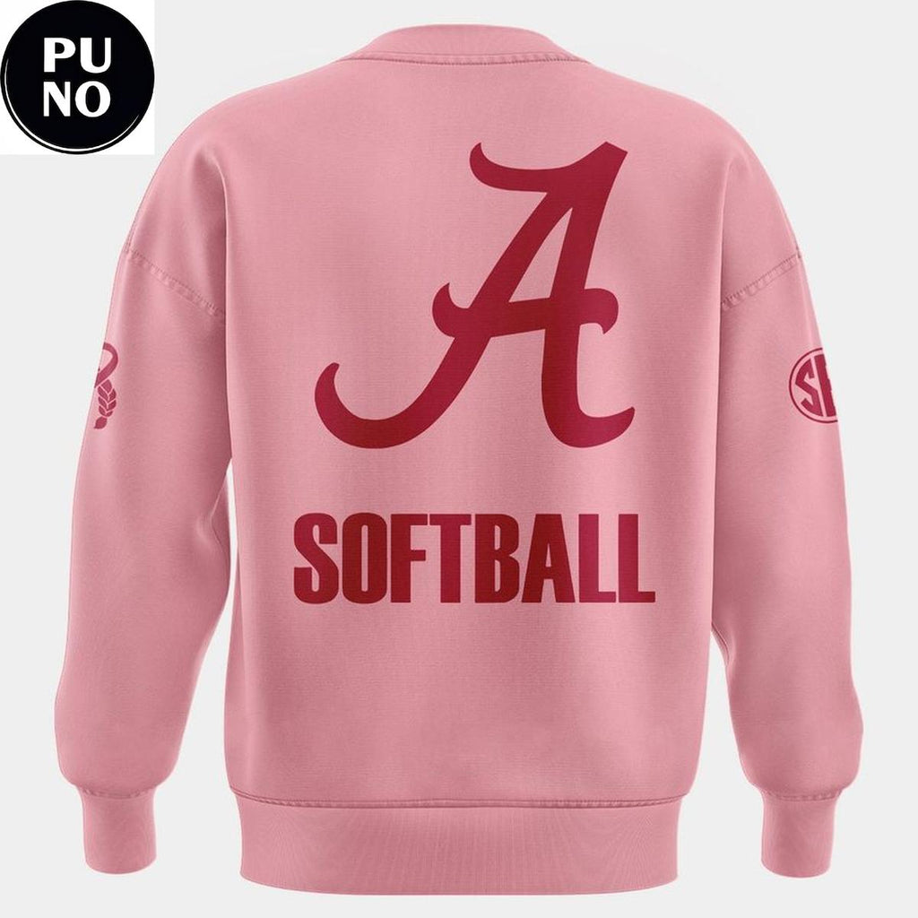 Alabama Crimson Tide Softball Pink Game 2026 Hoodie T-Shirt