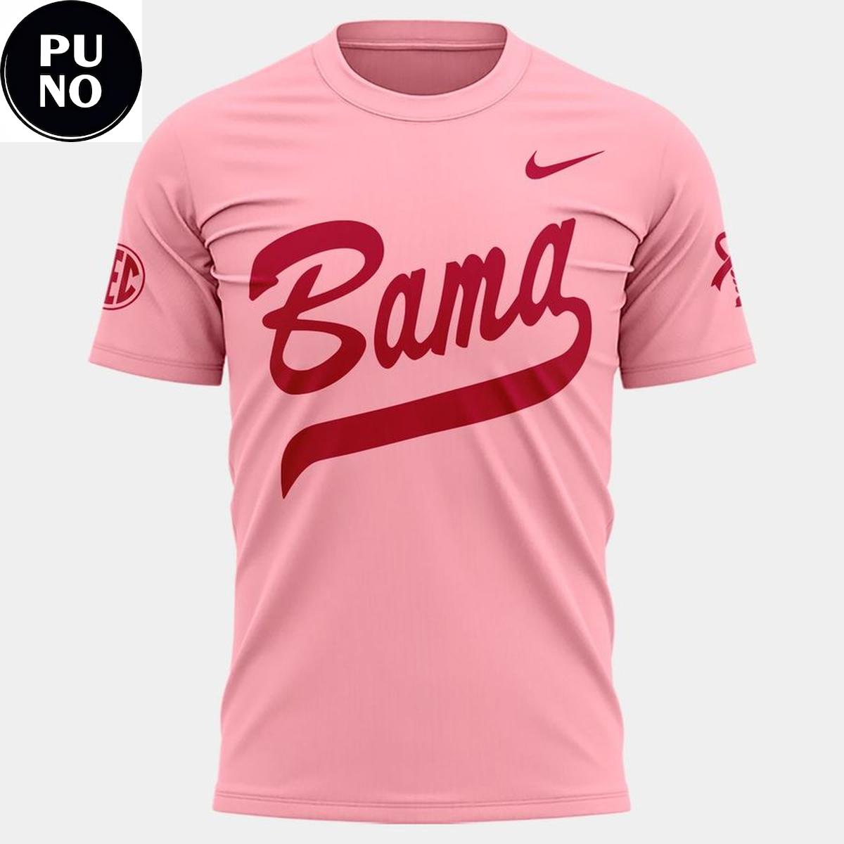Alabama Crimson Tide Softball Pink Game 2026 Hoodie T-Shirt
