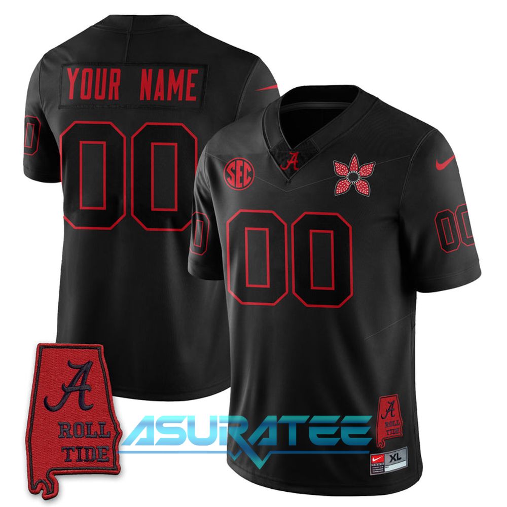 Alabama Crimson Tide x Stranger Things 5 Limited Custom Jersey