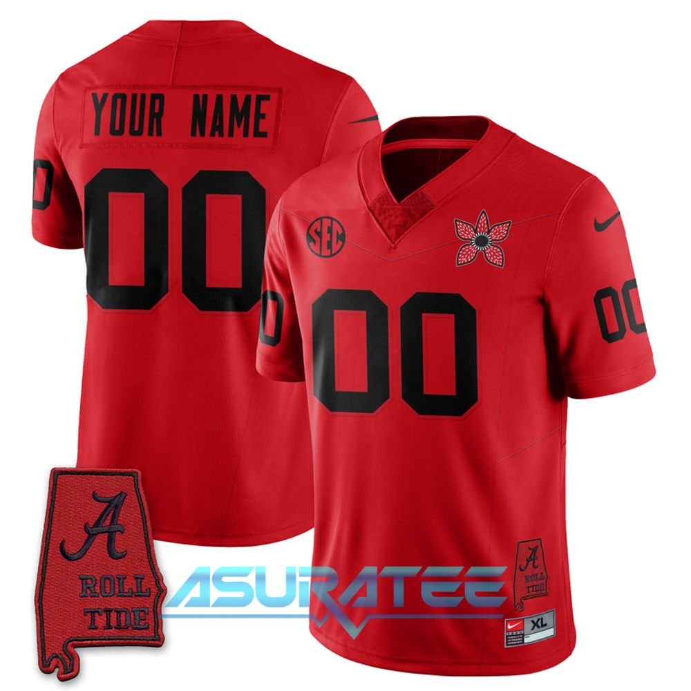 Alabama Crimson Tide x Stranger Things 5 Limited Custom Jersey