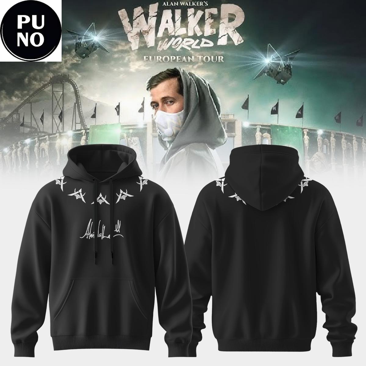 Alan Walker Walkerworld Tour Gray Hoodie