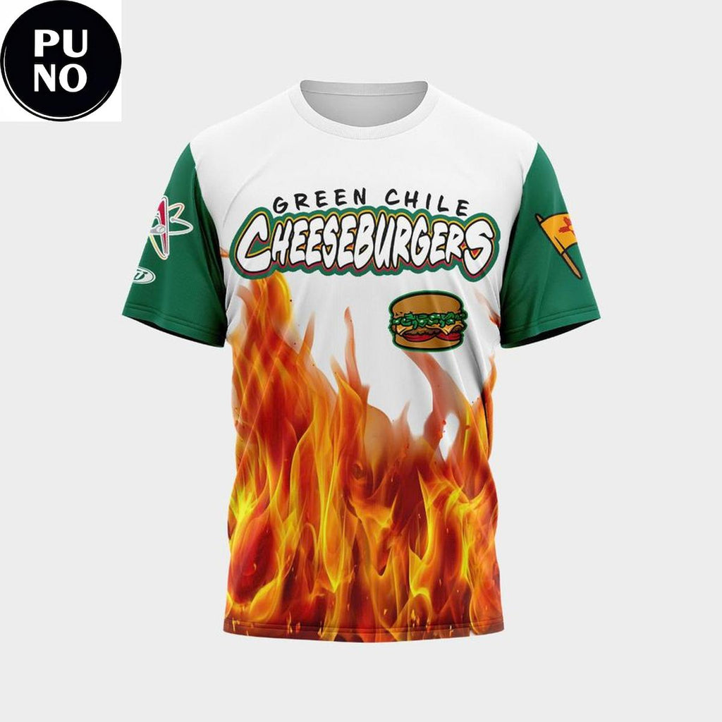 Albuquerque Isotopes 2026 Green Chile Cheeseburgers Hoodie T-Shirt