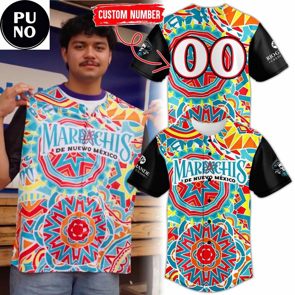 Albuquerque Isotopes 2026 Mariachis De Nuevo Mexico Personalized Baseball Jersey