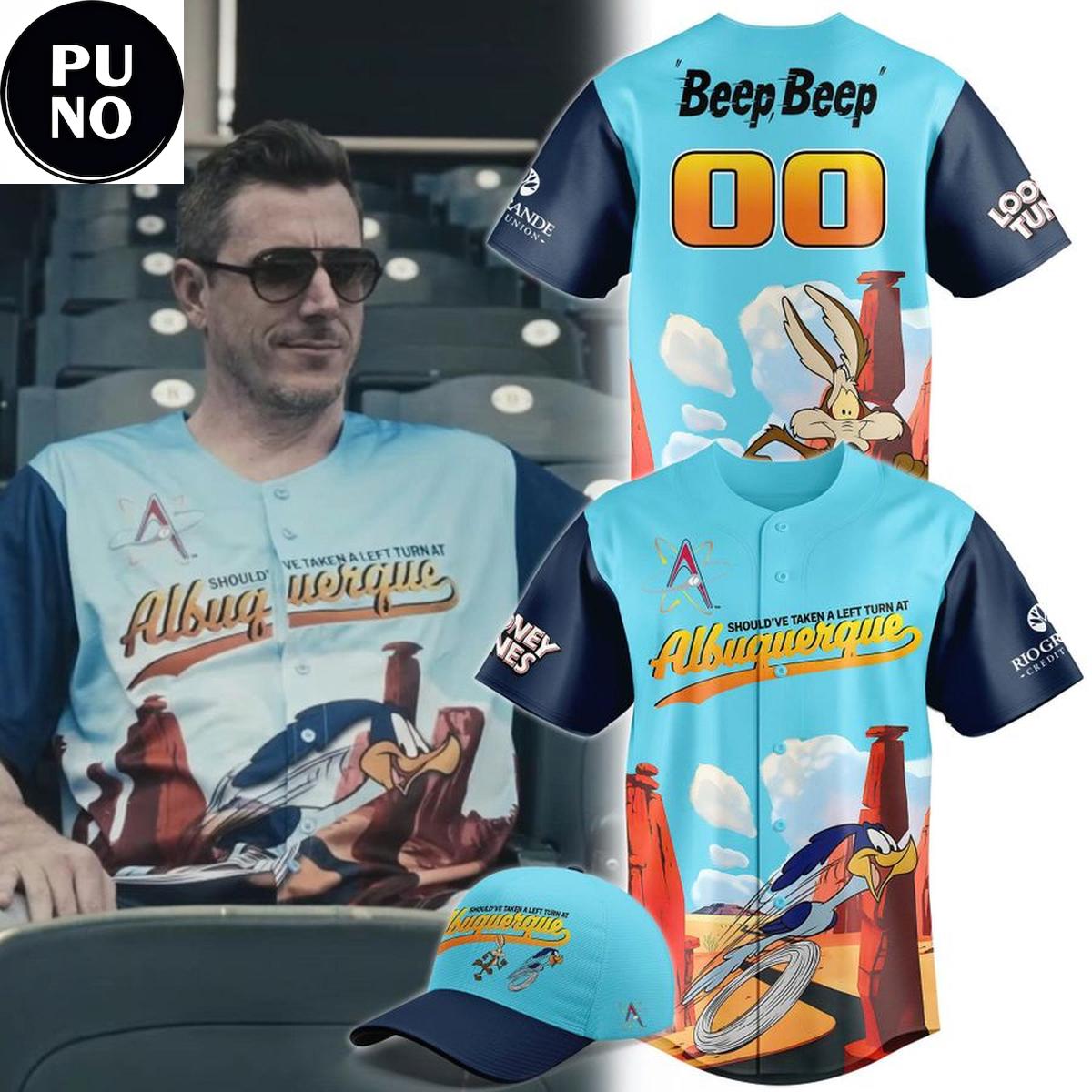 Albuquerque Isotopes x Looney Tunes Night 2026 Personalized Baseball Jersey