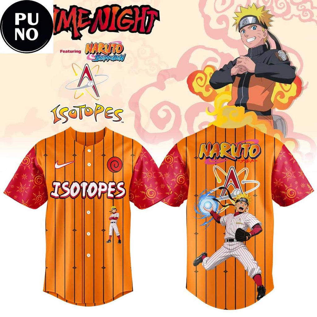 Albuquerque Isotopes x Naruto Shippuden Anime Night 2026 Baseball Jersey