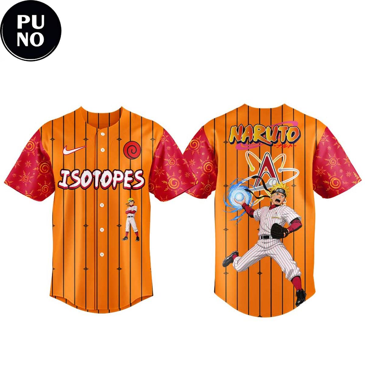 Albuquerque Isotopes x Naruto Shippuden Anime Night 2026 Baseball Jersey