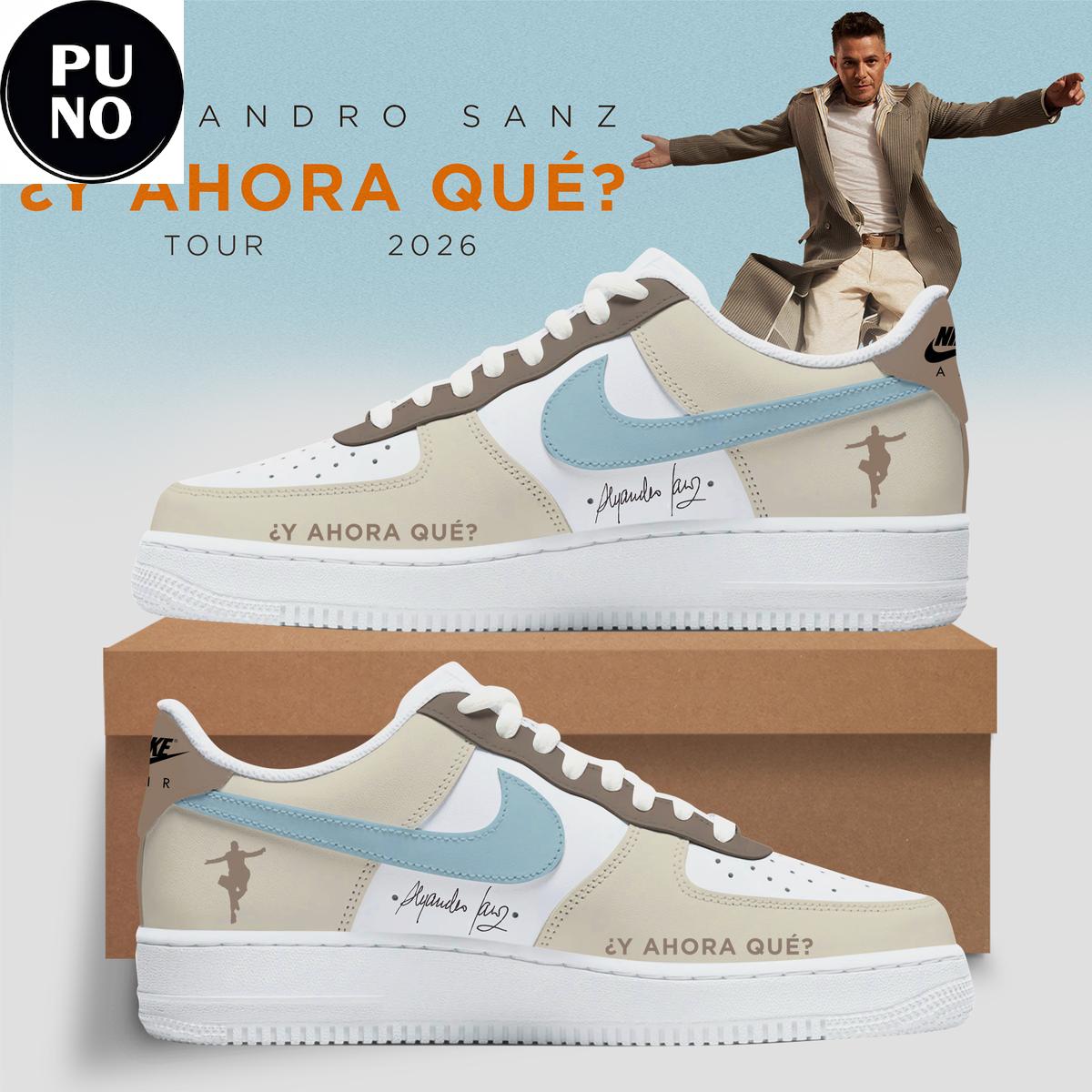 Alejandro Sanz ¿Y ahora qué? Tour 2026 Air Force 1 Shoes