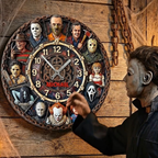 All Horror Characters Villain Wall Clock
