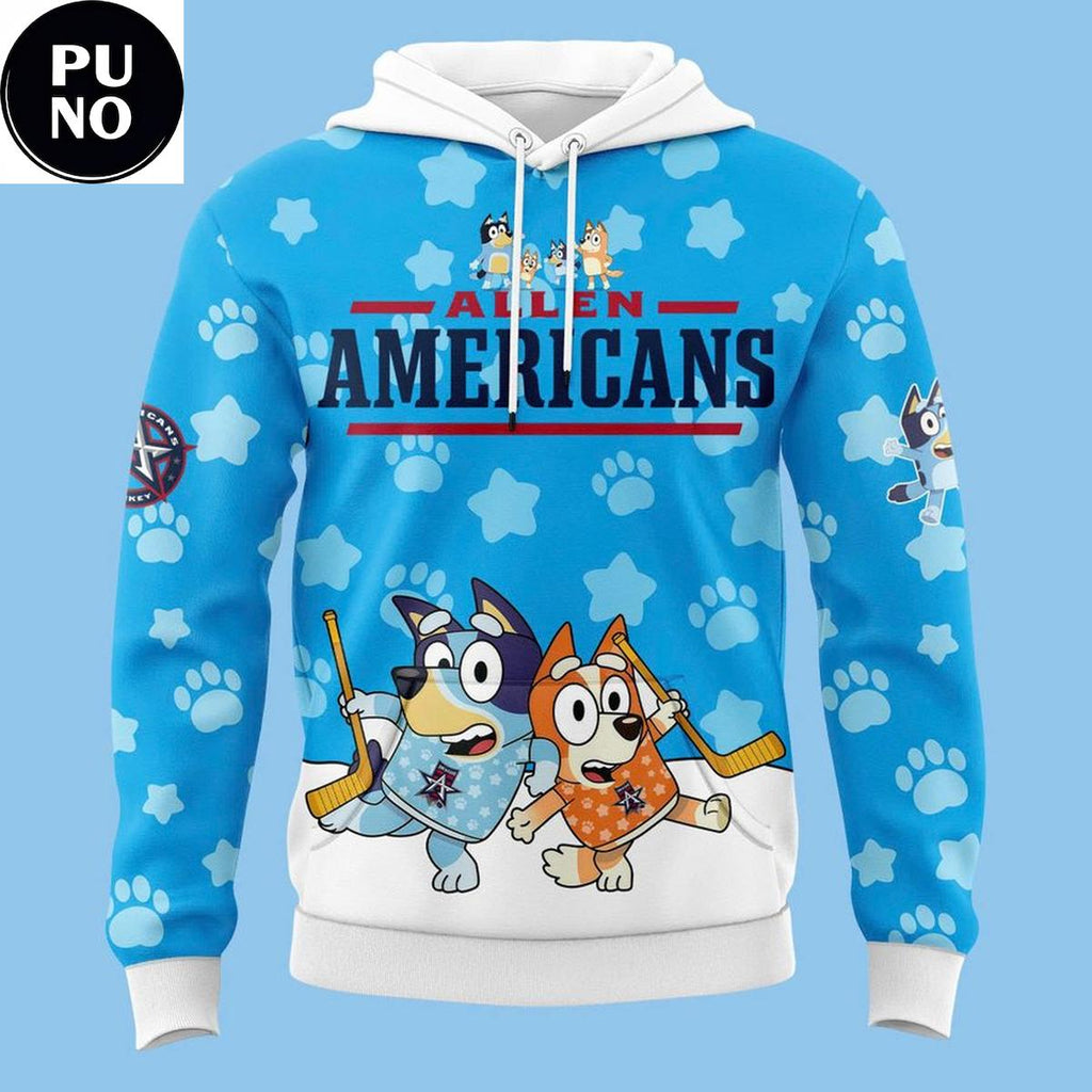 Allen Americans Bluey Day 2026 Hoodie Shirt
