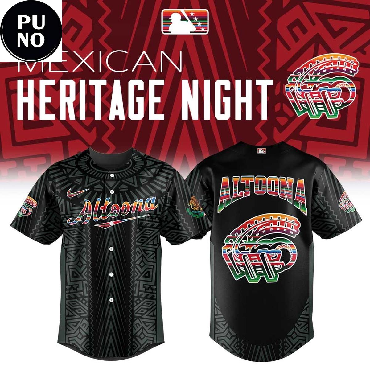 Altoona Curve x Mexican Heritage Night 2026 Baseball Jersey