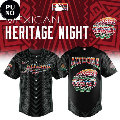 Altoona Curve x Mexican Heritage Night 2026 Baseball Jersey