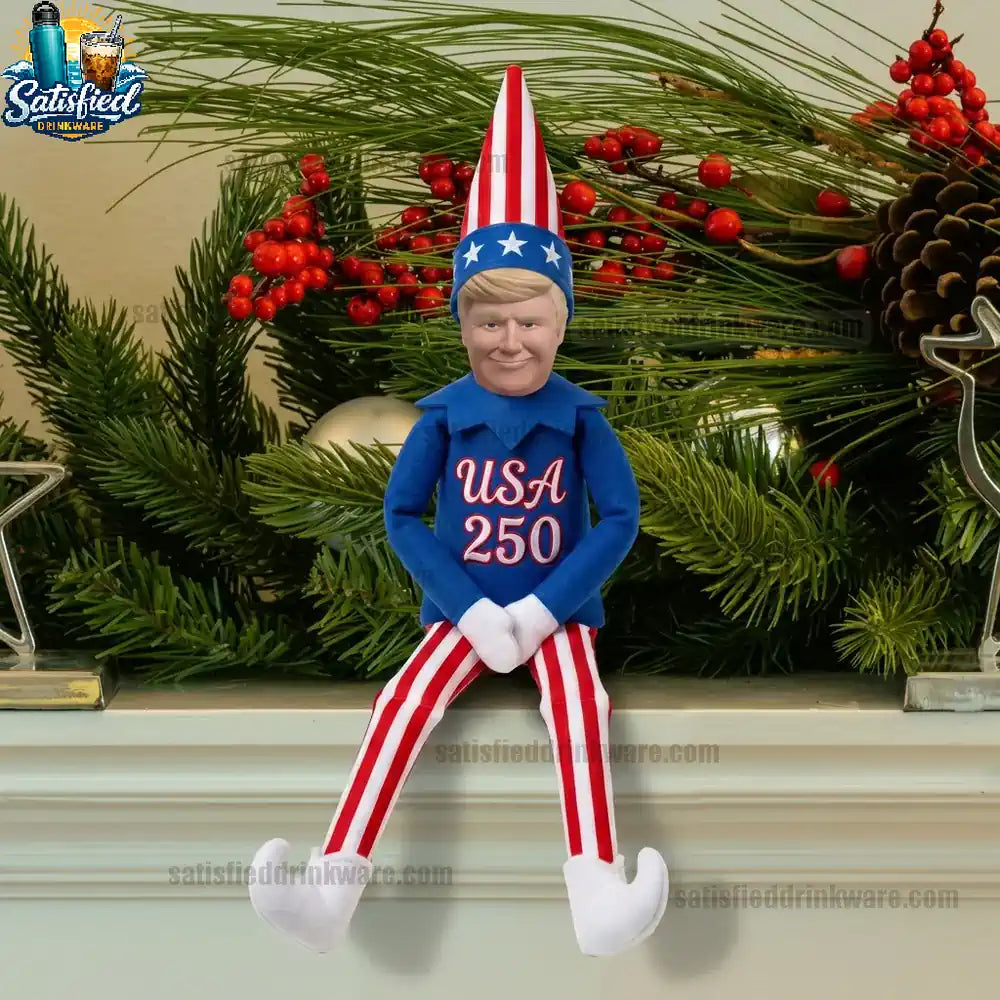 America 250th Trump Car Dashboard Ornament