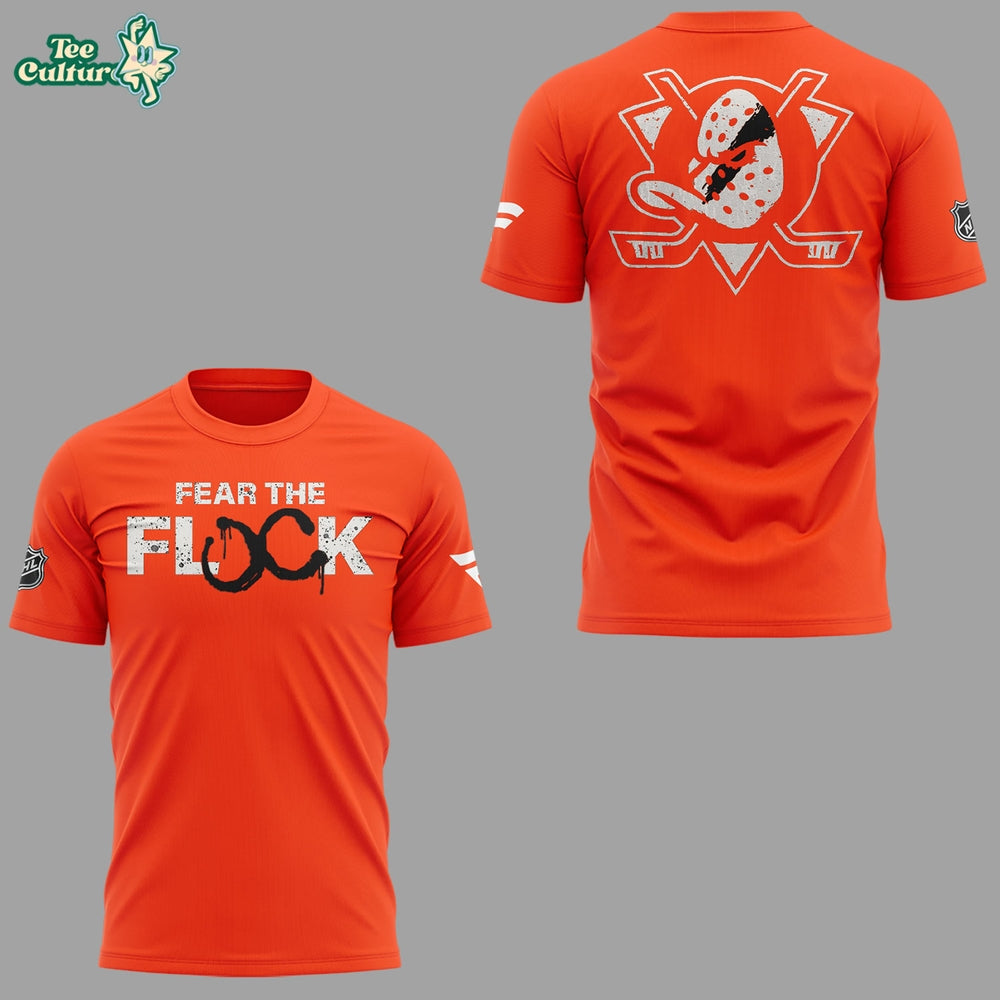 Anaheim Ducks Fear The Flock 2026 Stanley Cup Playoffs Shirt
