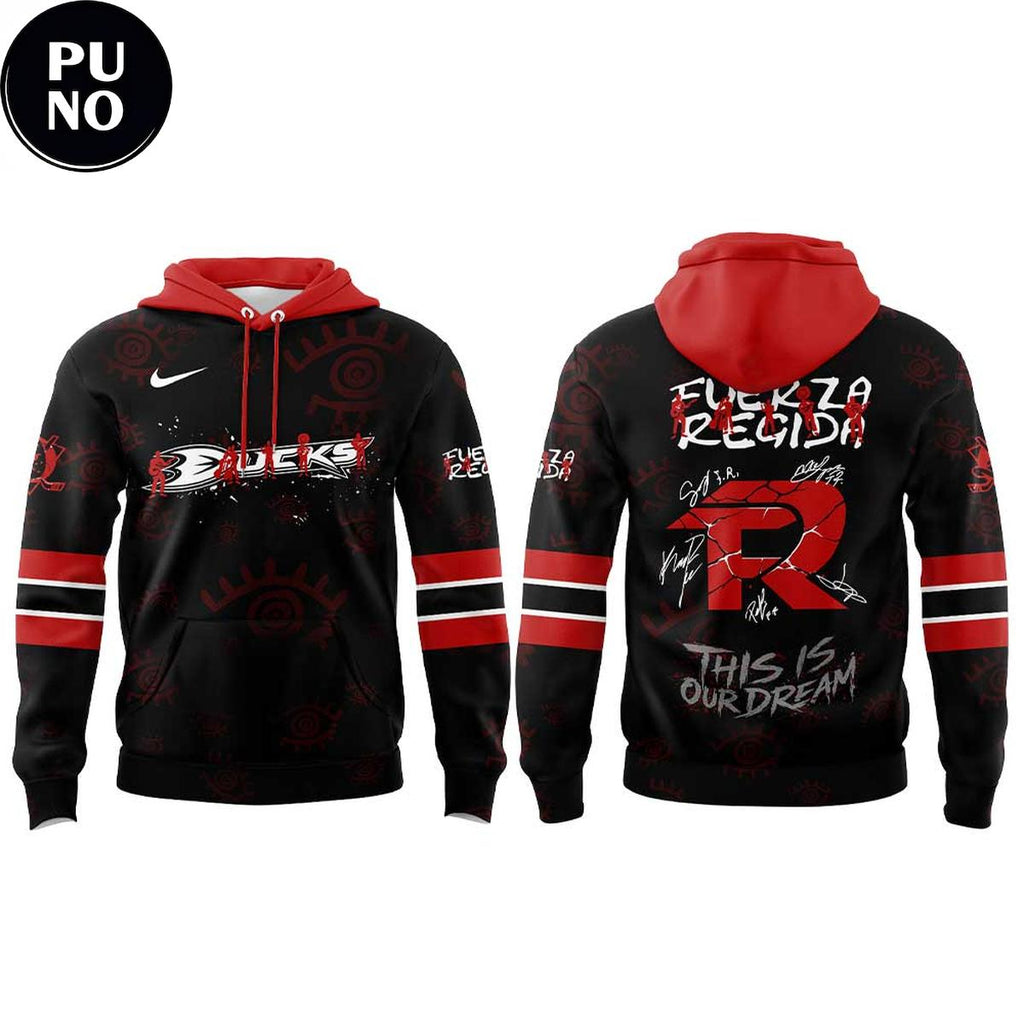 Anaheim Ducks x Fuerza Regida This is our Dream Stadium Tour 2026 Hoodie T-Shirt