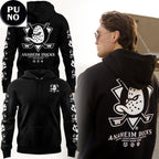 Anaheim Ducks x Violent Gentlemen Hockey Club 2026 Black Hoodie