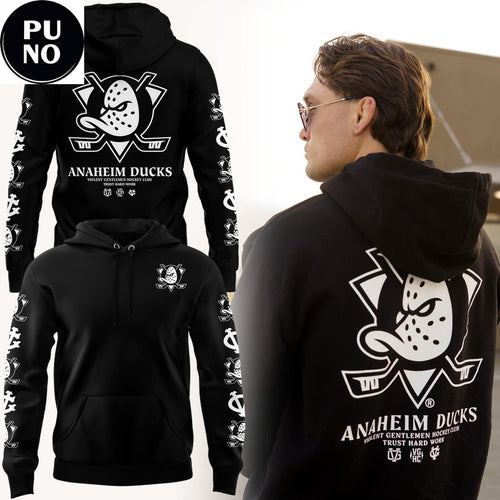 Anaheim Ducks x Violent Gentlemen Hockey Club 2026 Black Hoodie