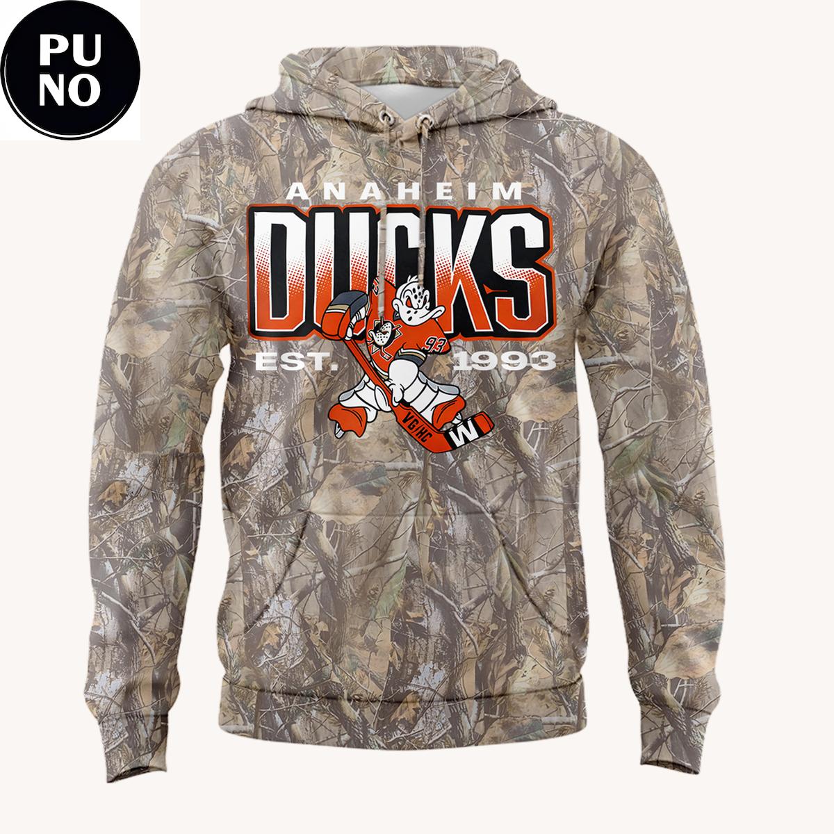 Anaheim Ducks x Violent Gentlemen Hockey Club 2026 Camo Hoodie