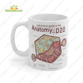 Anatomy of The D20 Mug DnD Dungeons and Dragons Gift
