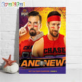 Andre Chase And Duke Hudson Are The New WWE NXT Tag Team Champions Wall Art Poster Canvas