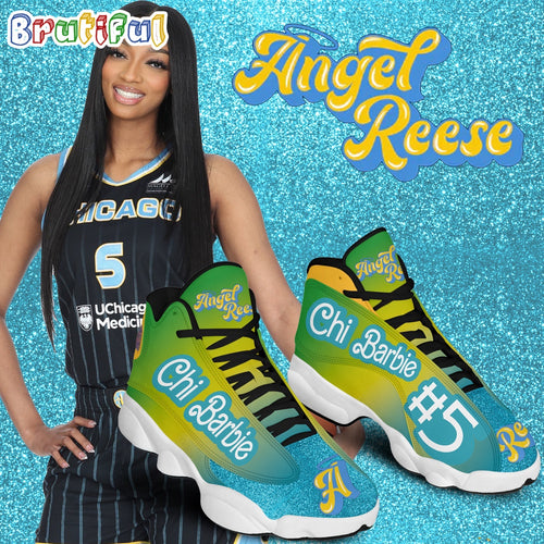 Angel Reese #5 Of The Chicago Sky 2024 WNBA All Star Air Jordan 13 Shoes Sneaker