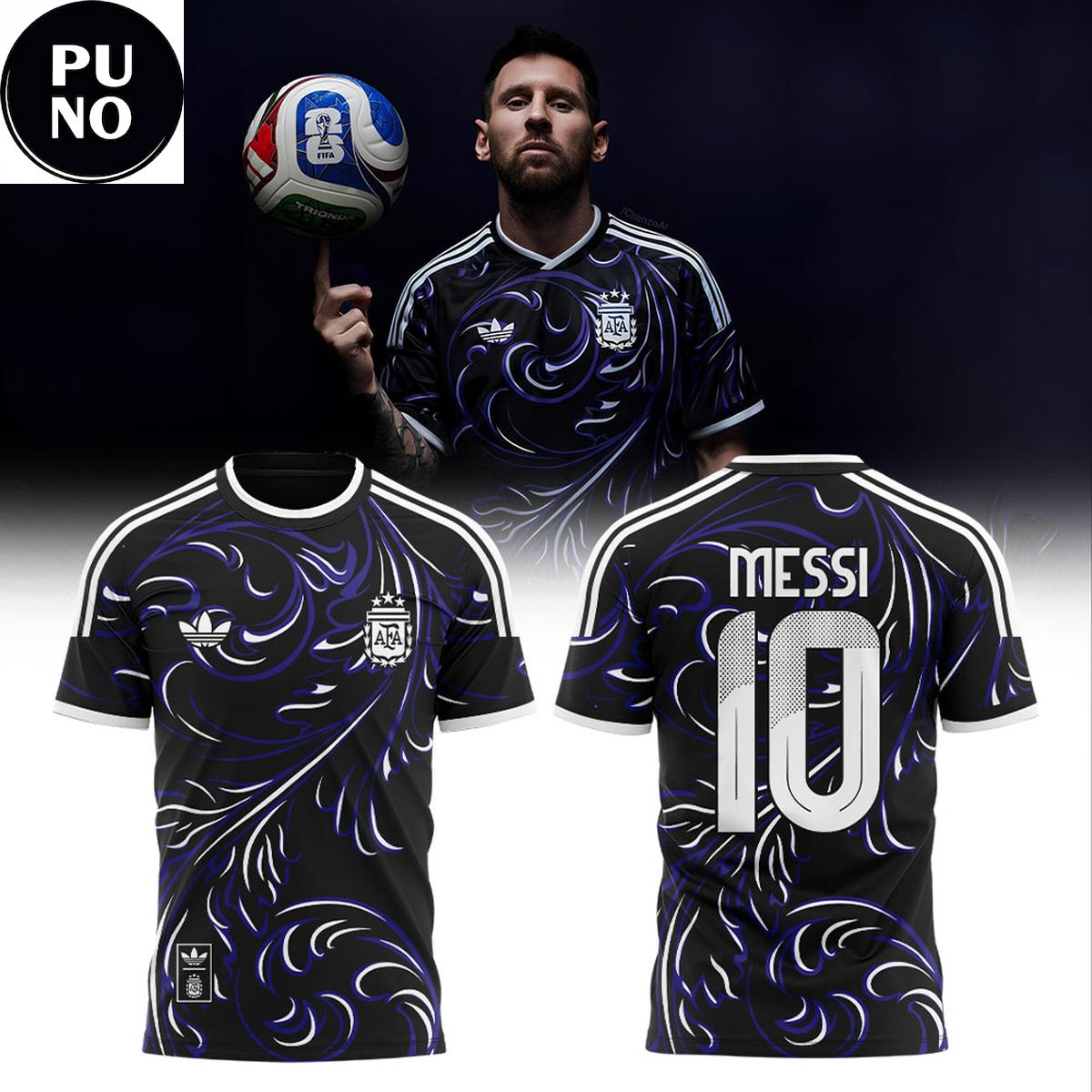 Argentina National Football FIFA World Cup New Uniform 2026 Personalized T-Shirt