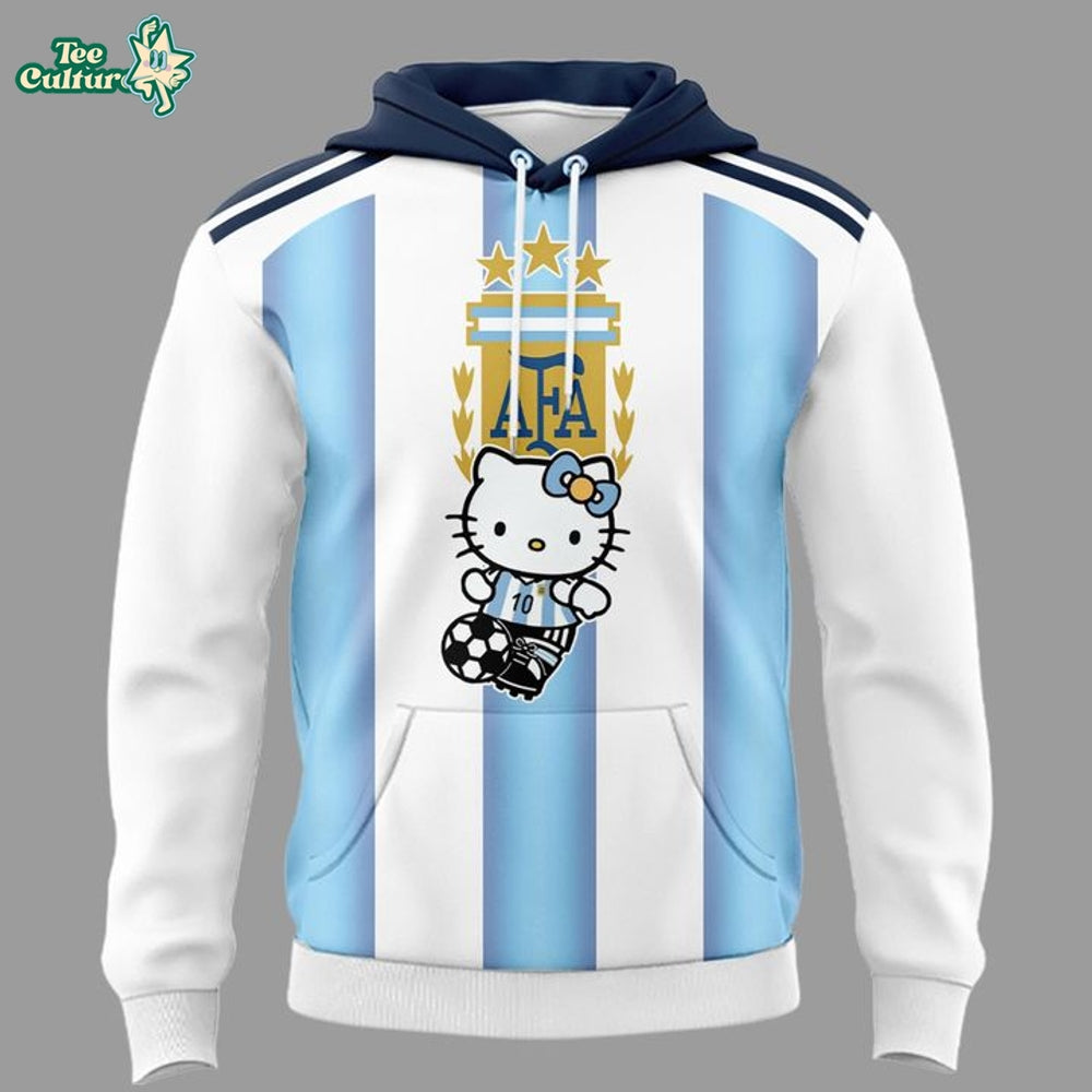 Argentina Soccer x Hello Kitty World Cup 2026 Limited Edition Hoodie