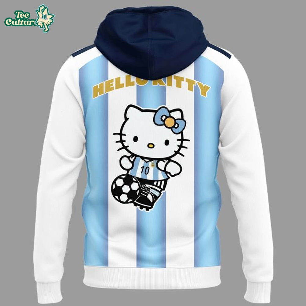 Argentina Soccer x Hello Kitty World Cup 2026 Limited Edition Hoodie
