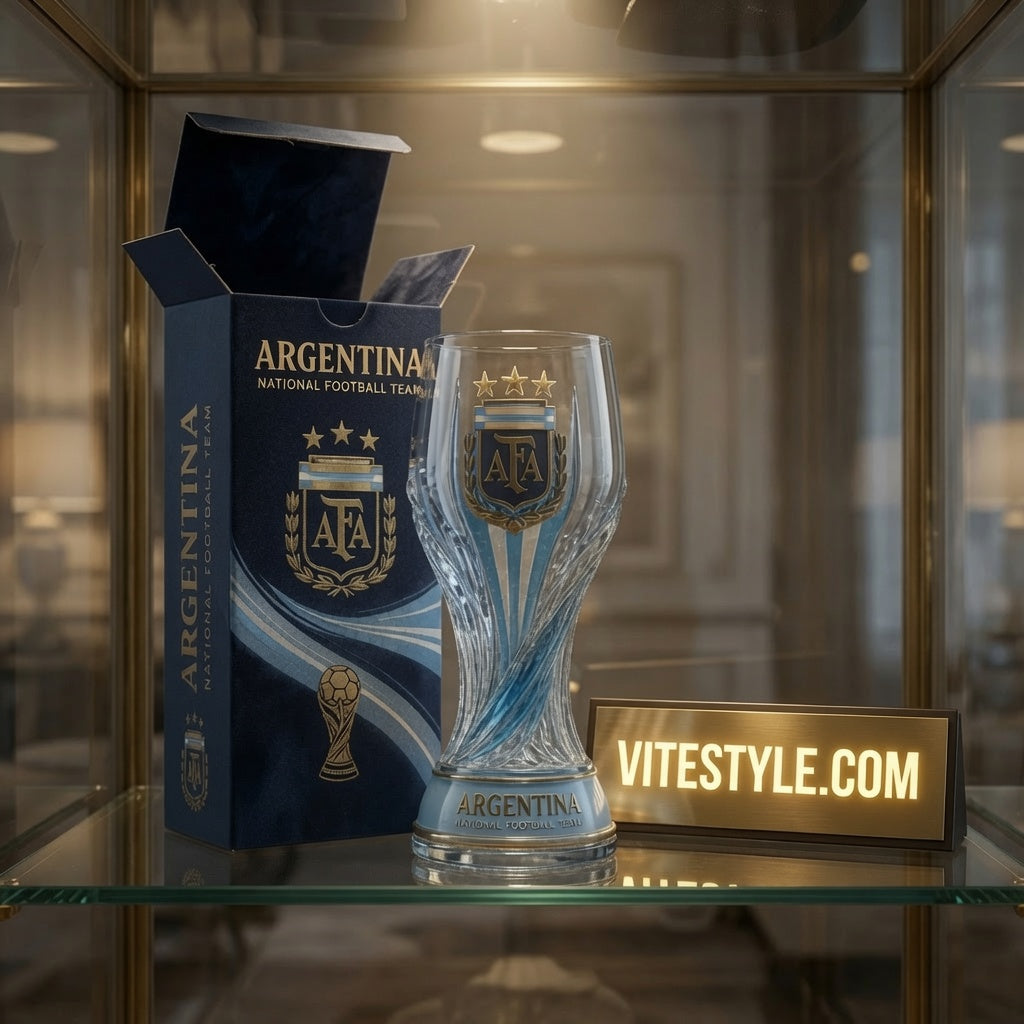 Argentina World Cup Trophy Beer Glass