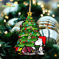 Arizona Cardinals Snoopy Peanuts Custom Christmas Ornament Xmas Tree Decorations