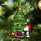 Arizona Cardinals Snoopy Peanuts Custom Christmas Ornament Xmas Tree Decorations