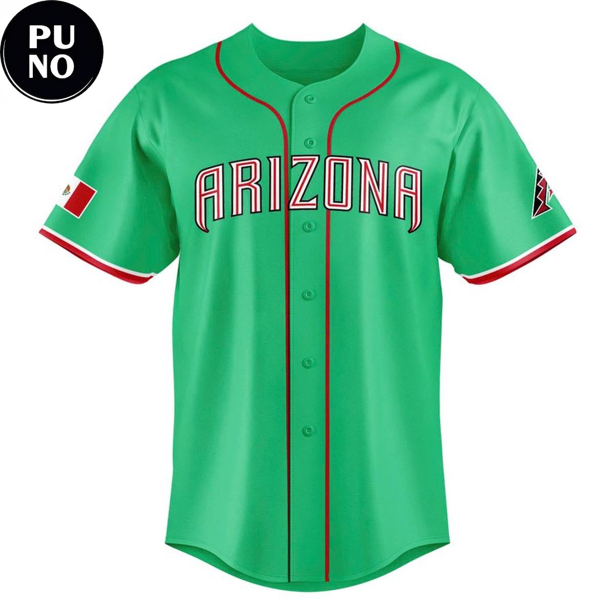 Arizona Diamondbacks 2026 Mexican Heritage Night Personalized Baseball Jersey