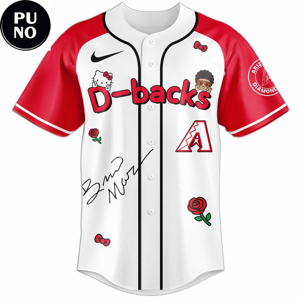 Arizona Diamondbacks x Bruno Mars & Hello Kitty 2026 Baseball Jersey