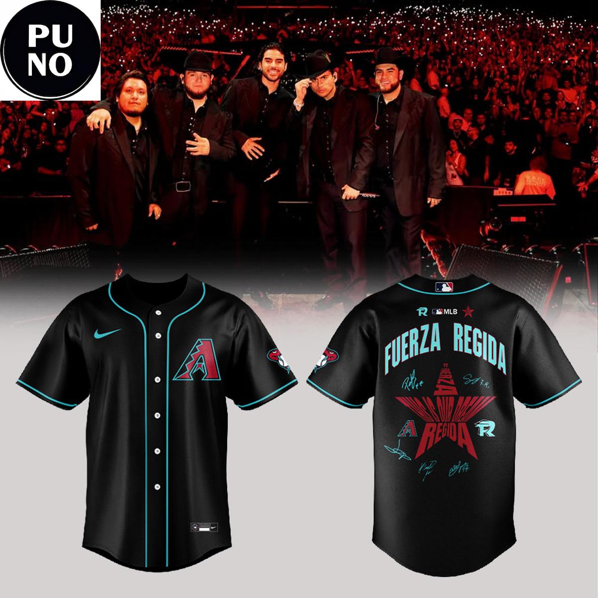 Arizona Diamondbacks x Fuerza Regida 2026 This Is Our Dream Tour Baseball Jersey