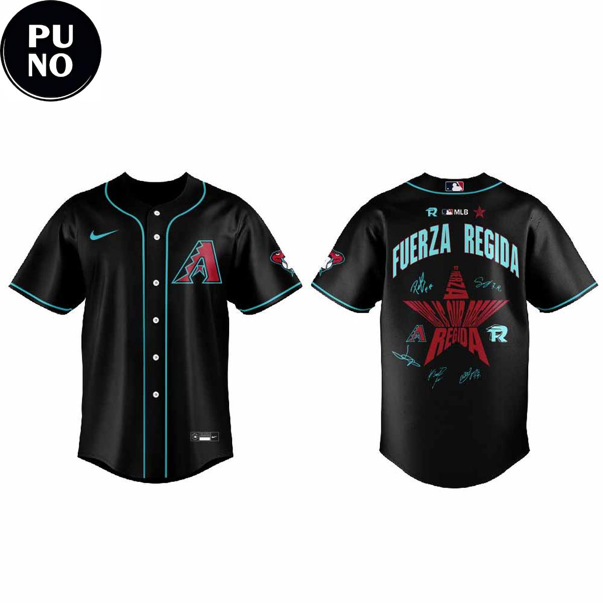 Arizona Diamondbacks x Fuerza Regida 2026 This Is Our Dream Tour Baseball Jersey