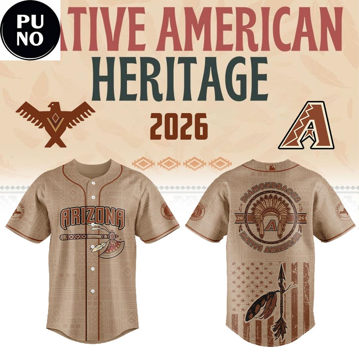 Arizona Diamondbacks x Native American Heritage Month 2026 Baseball Jersey