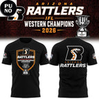 Arizona Rattlers 2026 Western Conference Champions Hoodie T-Shirt