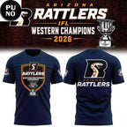 Arizona Rattlers 2026 Western Conference Champions Hoodie T-Shirt