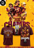 Arizona State Sun Devils Softball Big 12 Champions 2026 T-Shirt