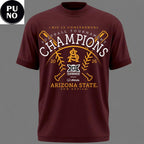 Arizona State Sun Devils Softball Big 12 Champions 2026 T-Shirt