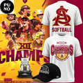 Arizona State Sun Devils Softball Big 12 Tournament Champions 2026 T-Shirt