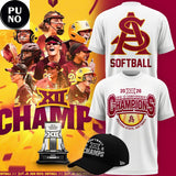 Arizona State Sun Devils Softball Big 12 Tournament Champions 2026 T-Shirt