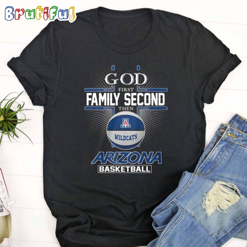 Arizona Suns God First Family Second Then Suns Basketball 2024 T-Shirt