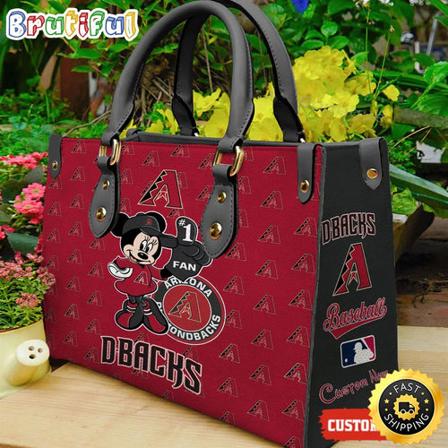Arizona Diamondbacks Minnie Women Leather Hand Bag