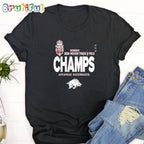 Arkansas Razorbacks 2024 SEC Women’s Indoor Track & Field Champions T-Shirt