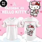 Arkansas Razorbacks Baseball x Hello Kitty Night 2026 Baseball Jersey