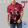 Arkansas Razorbacks Horror Characters Essential Halloween Sleeveless Hoodie