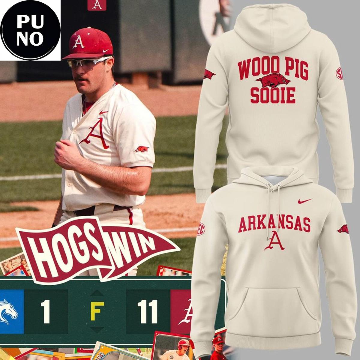 Arkansas Razorbacks Wooo Pig Sooie 2026 Hoodie T-Shirt